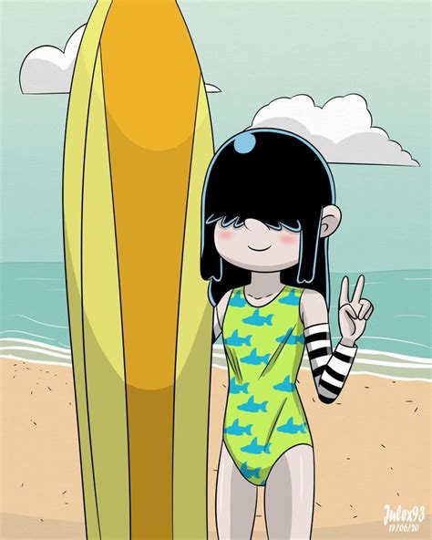 Lucy Loud New Beacth Outfit By Julex93 On Deviantart Anime