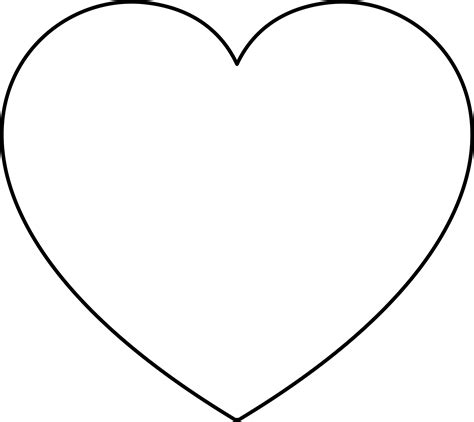 Heart Outline Template