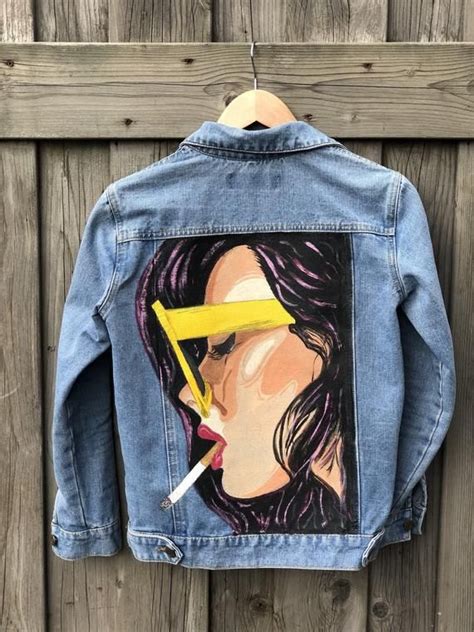 This Item Is Unavailable Etsy Painted Jacket Denim Art Painted