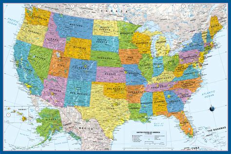United States Map Atlas Cartographic