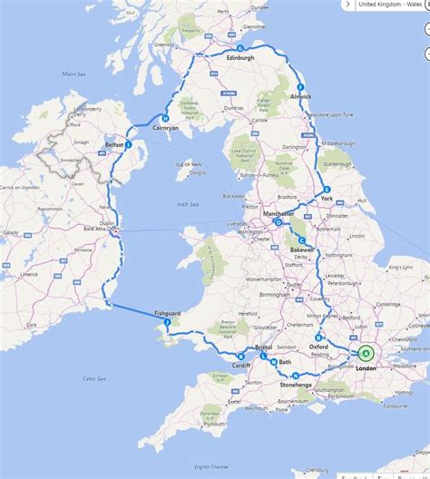 A Detailed Two Week Itinerary For A Trip Around The Uk Taking In