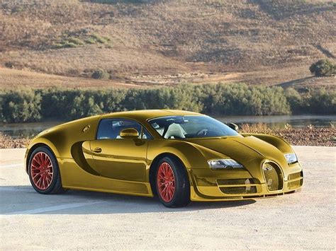 24 Karat Gold Bugatti Veyron Super Sport Luxury Car