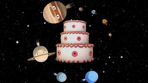 Happy Birthday Singing Planets 🎁 Solar System 🌞 Planets
