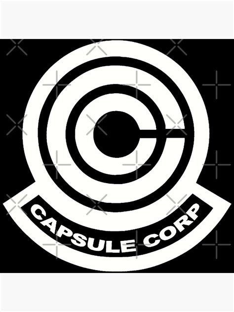 Capsule Corp Logos Art Print By Logitus Redbubble