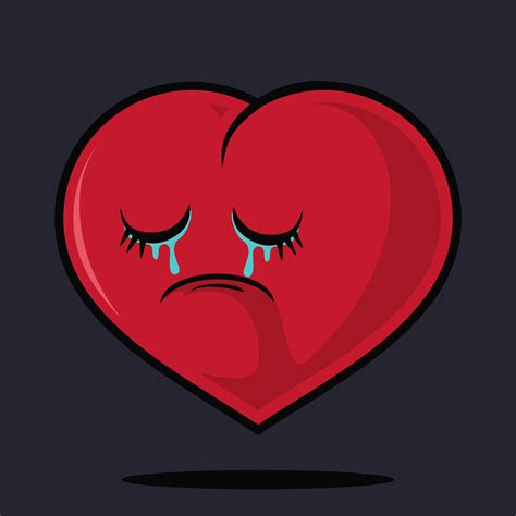 Download Broken Heart Sad Heartbreak Royalty Free Stock Illustration