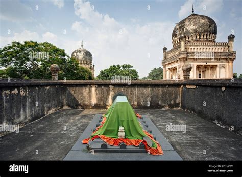 Domed Tombs Of Qutub Shahi Kings Hyderabad Andhra Pradesh India