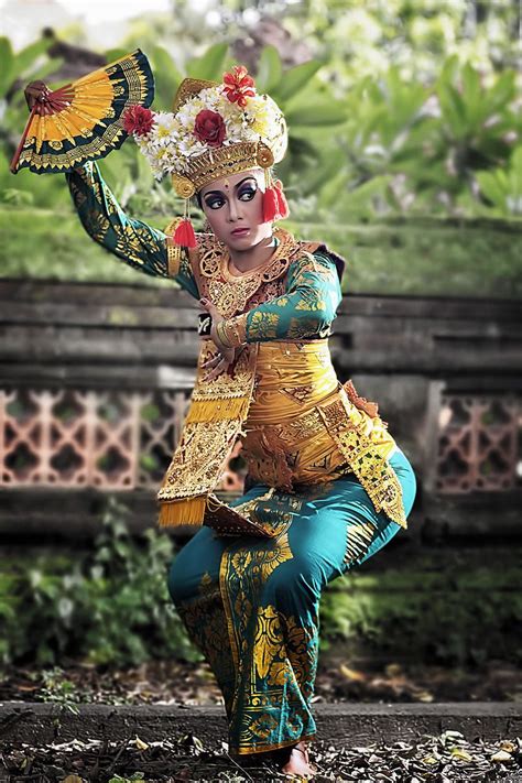The Legong Is A Balinese Traditional Dance Performed With Beautiful