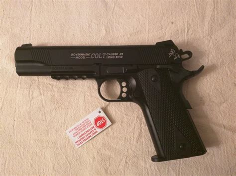 Walther Colt 1911 Rail Gun En 22lr Mesnilarmes78 Larmurerie