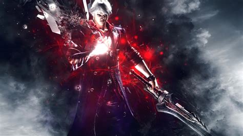 Nero With Red Queen Devil May Cry 5 Game 4K Live Wallpaper 3840x2160
