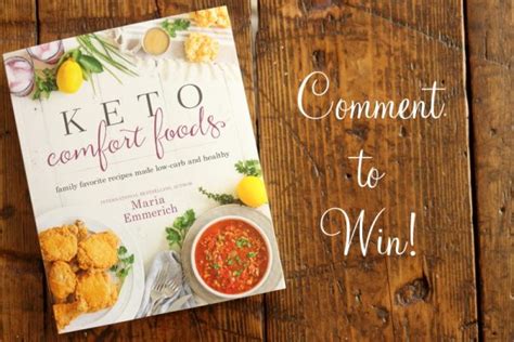 Enter To WIN Keto Comfort Foods Maria Mind Body Health