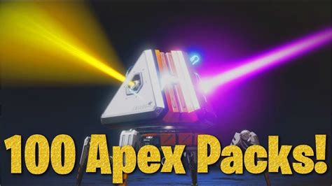 Opening 100 Apex Packs Youtube