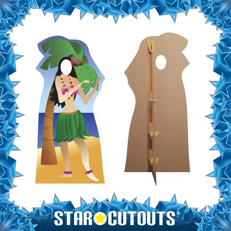 Hula Girl Stand In Cardboard Cutout Mycardboardcutout