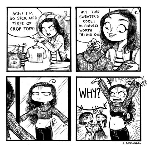 this comic knows the struggle of being a woman is real