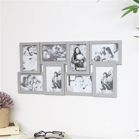 Your camera only takes up to 5 megapixels (or 3, or 6)? Large Grey Multi Photo Frame