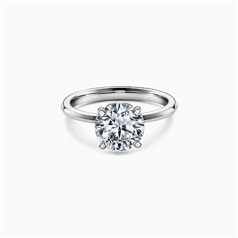 Solitaire Round Brilliant Engagement Rings Tiffany And Co