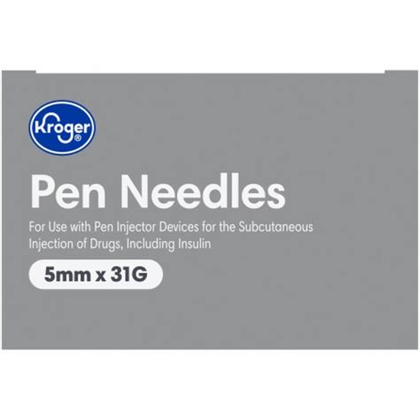 Kroger 5mm X 31g Pen Needles 100 Ct Kroger