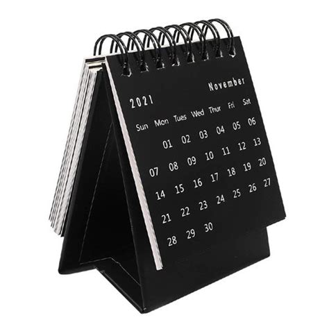 White Hard Paper Table Calendar Stand 65x85inch 6x9inch Id