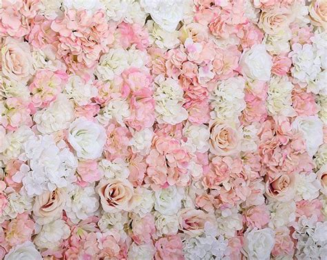Baby Shower Flower Walls Wedding Backdrops Artifical Silk Rose Etsy