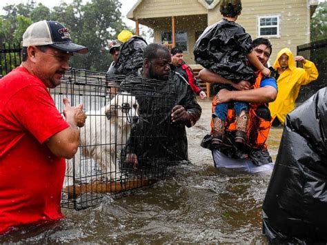 Rescuers Battle Through Wave After Wave Of Rain After Hurricane