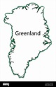 Sample Maps For Greenland Black White Greenland Map Map County Map ...