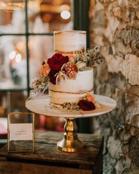 The Events Autumn Inspired Color Palette Included Burgundy Blush