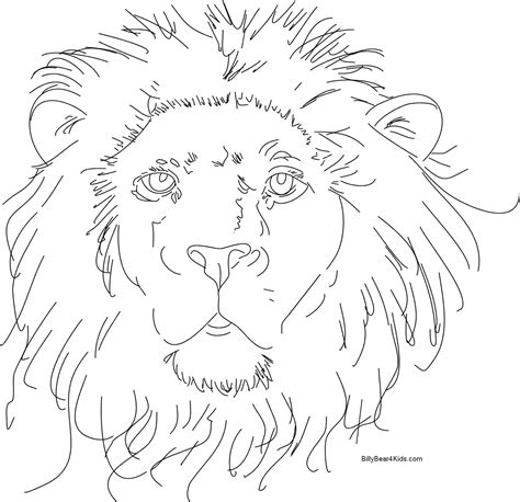 108 Dessins De Coloriage Lion à Imprimer Sur Page 6