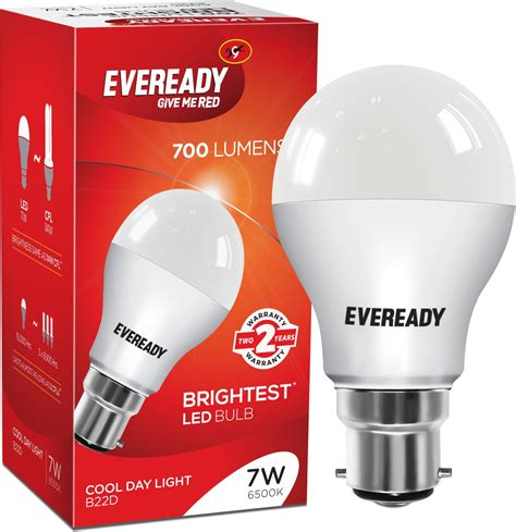 Eveready 7 W B22 Led Bulb Price In India Buy Eveready 7 W B22 Led