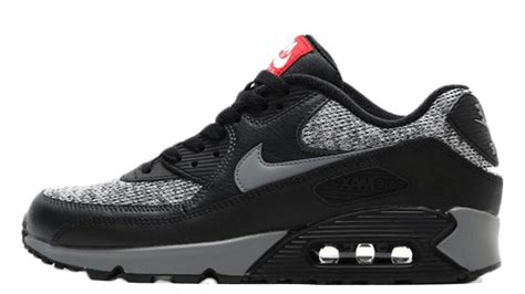 Nike Air Max 90 Essential Black Grey Woven Where To Buy 537384 065