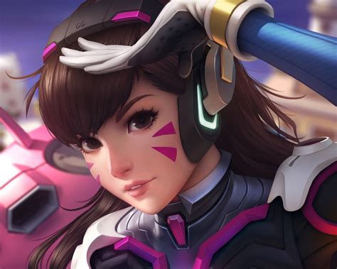 Dva Overwatch Artwork Fond Décran De Haute Qualité Aperçu