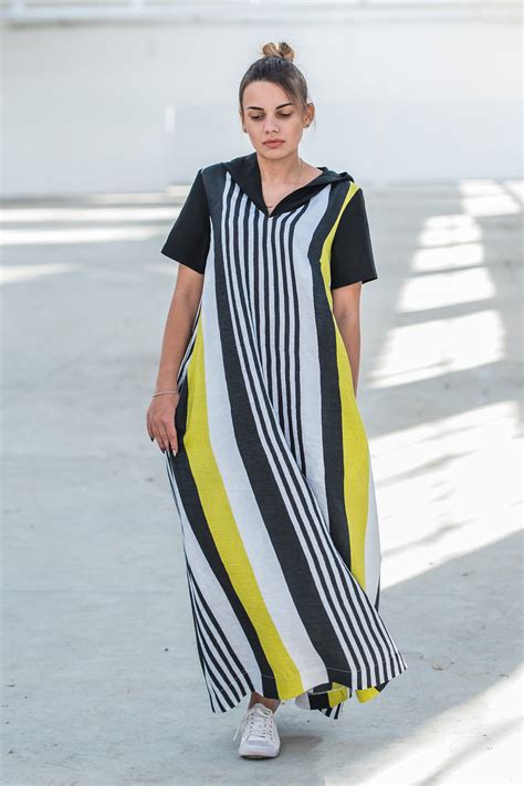 Striped Linen Dress Allseams