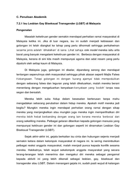 Lgbt should be punished in malaysia! Isu Lgbt Di Malaysia