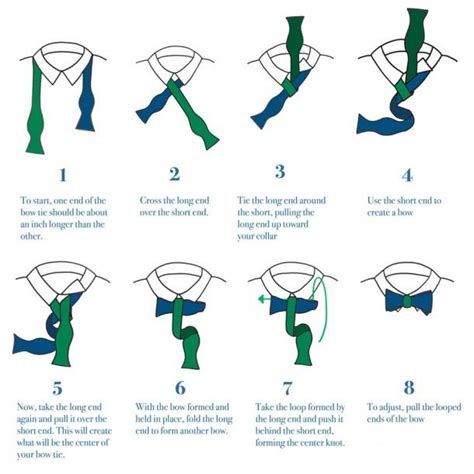 Diagram How To Tie A Bow Tie Bow Tie Instructions Bow Tie Tutorial