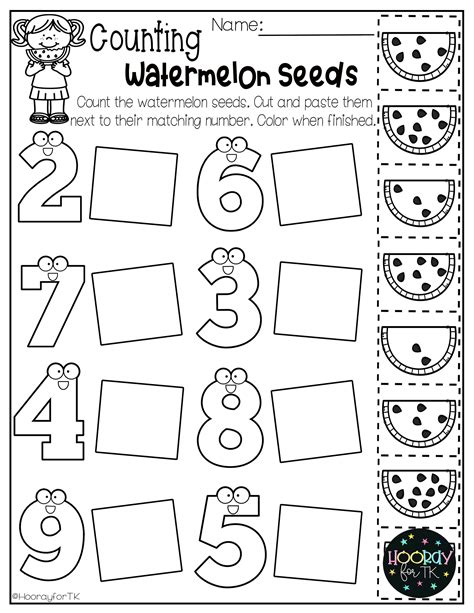 Numbers Kindergarten Kindergarten Curriculum Preschool Learning