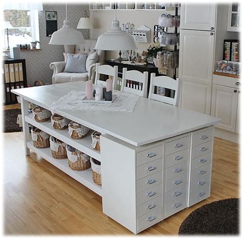 Cheap Craft Room Furniture Ideas From Ikea 22 Craft Tables With