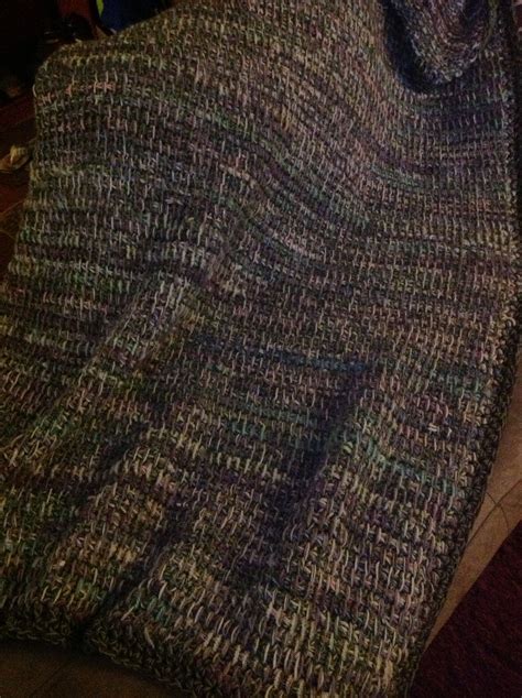 My First Big Afghan This Afghan Stitch Is Thick And Comfy Luv