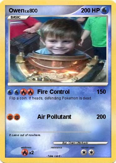 Pokémon Owen 267 267 Fire Control My Pokemon Card