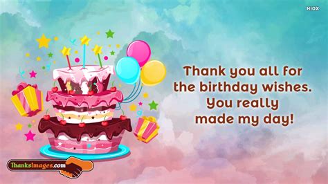 Thanks Images For For Birthday Wishes Thank You Images For For