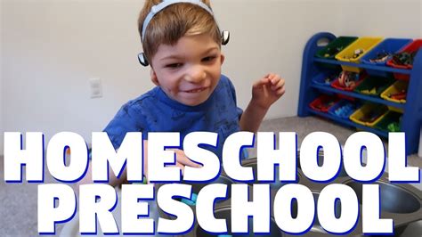 How We Homeschool Our Special Needs Preschooler Youtube