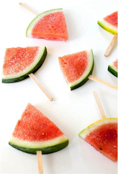 Tequila Soaked Watermelon Slice Popsicles Are So Easy To Make