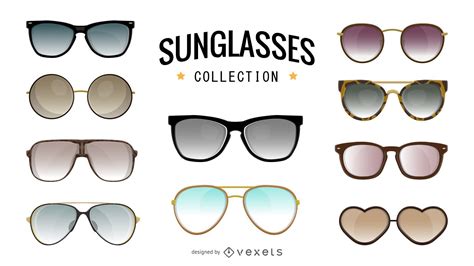 Sunglasses Vector Set Svg File