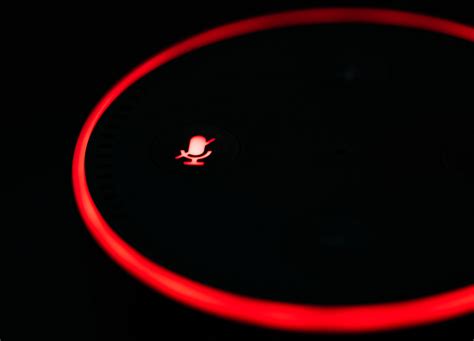 Red Ring On Amazon Echo Dot Alexa Device The Microphones Flickr
