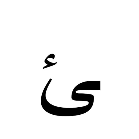 ﺊ Arabic Letter Yeh With Hamza Above Final Form Times New Roman
