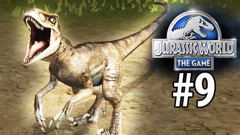 Jurassic World The Game Raptors Velociraptor Episode 9 Ipadandroid Youtube