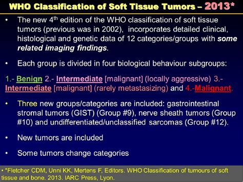 Figure 2 From The New Who Classification Of Soft Tissue Tumors A Guide