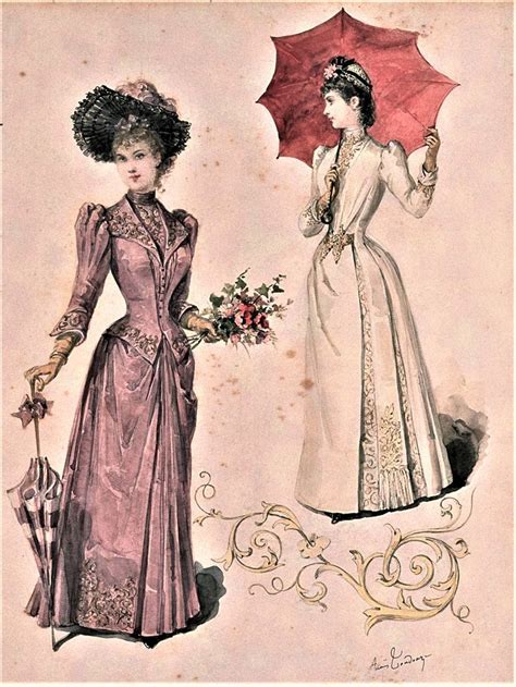 La Mode Illustree 1890 Old Fashion Dresses Historical Fashion