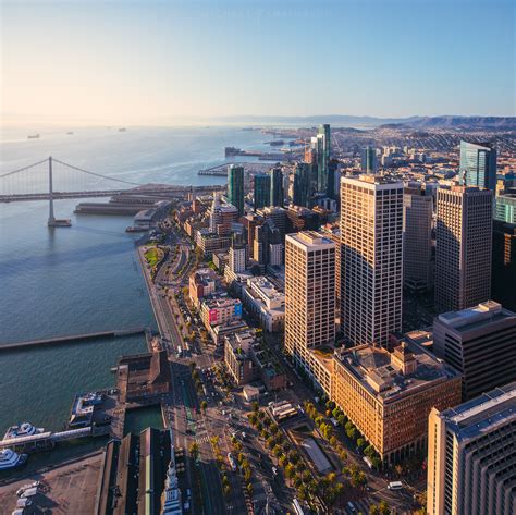 Aerial Cityscape San Francisco On Behance