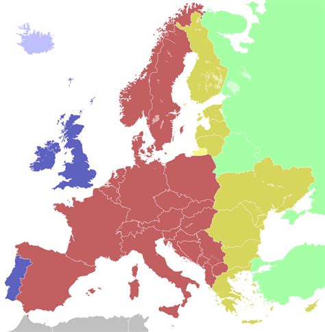 Time Zones Europe