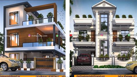 Top Home Design 150 गज Elevation Designs Double Floor House 100