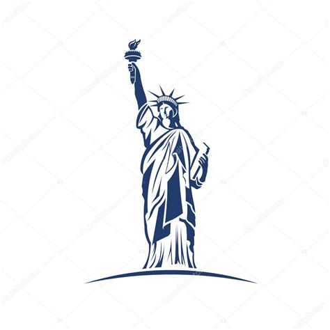 Statue Of Liberty Image Logo Premium Vector In Adobe Illustrator Ai
