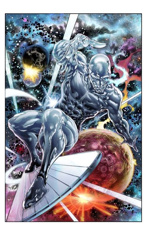 Silver Surfer 2 Pg 4 Pen And Inkcolor Commission In Christopher